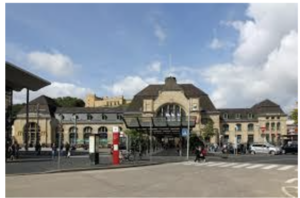 This is Koblenz Central Train station